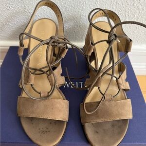 Stuart Weitzman suede sandals